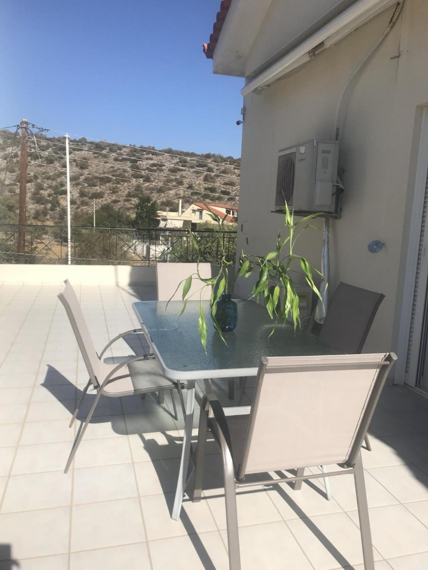 Beautiful Maisonette With A View To The Mountains And The Sea Agia Marina  Extérieur photo